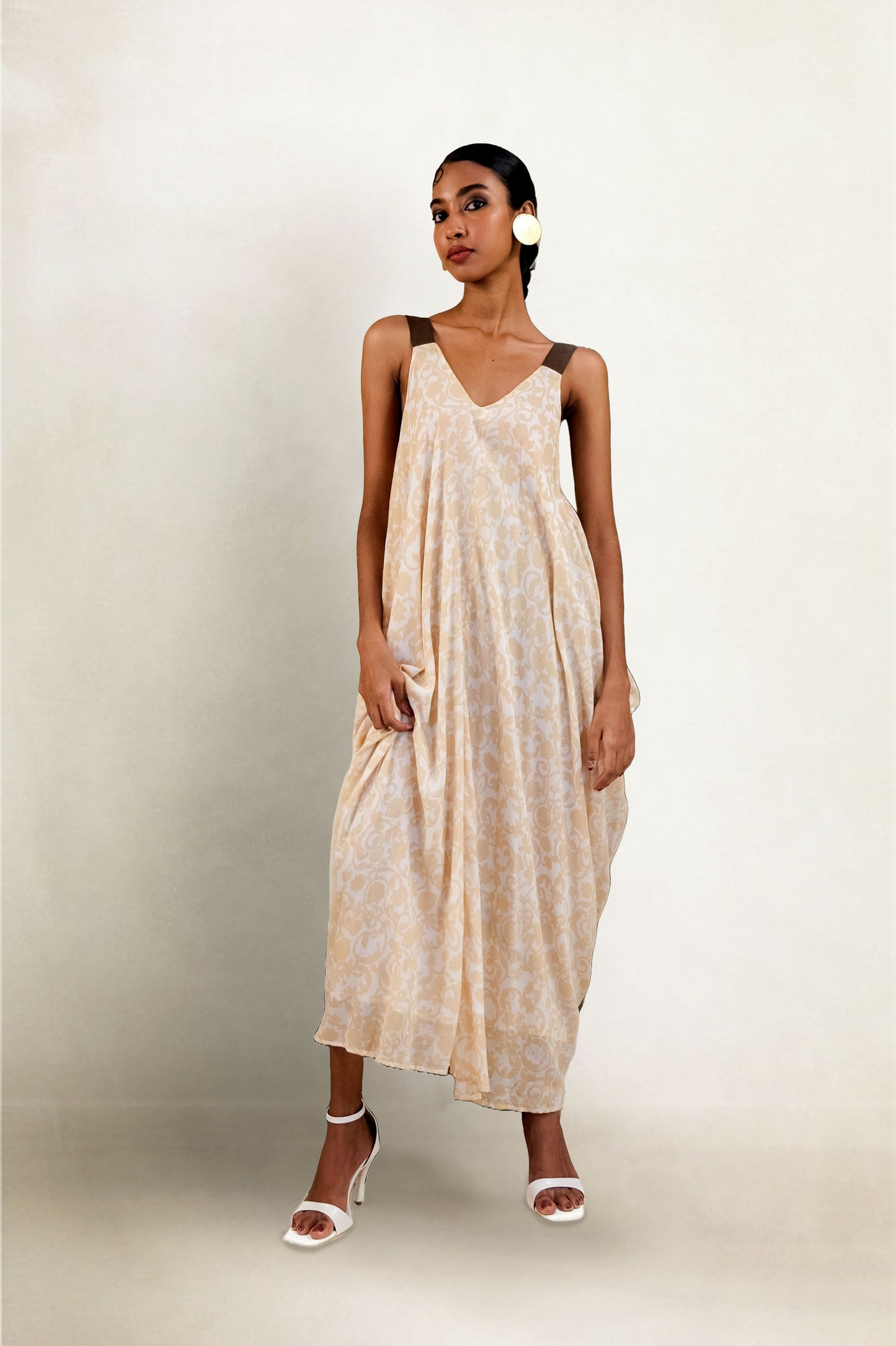 Tabrezi Dress - Block Printed