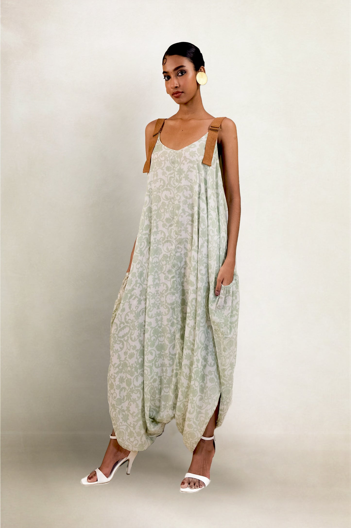 Printed Sufi Jumpsuit