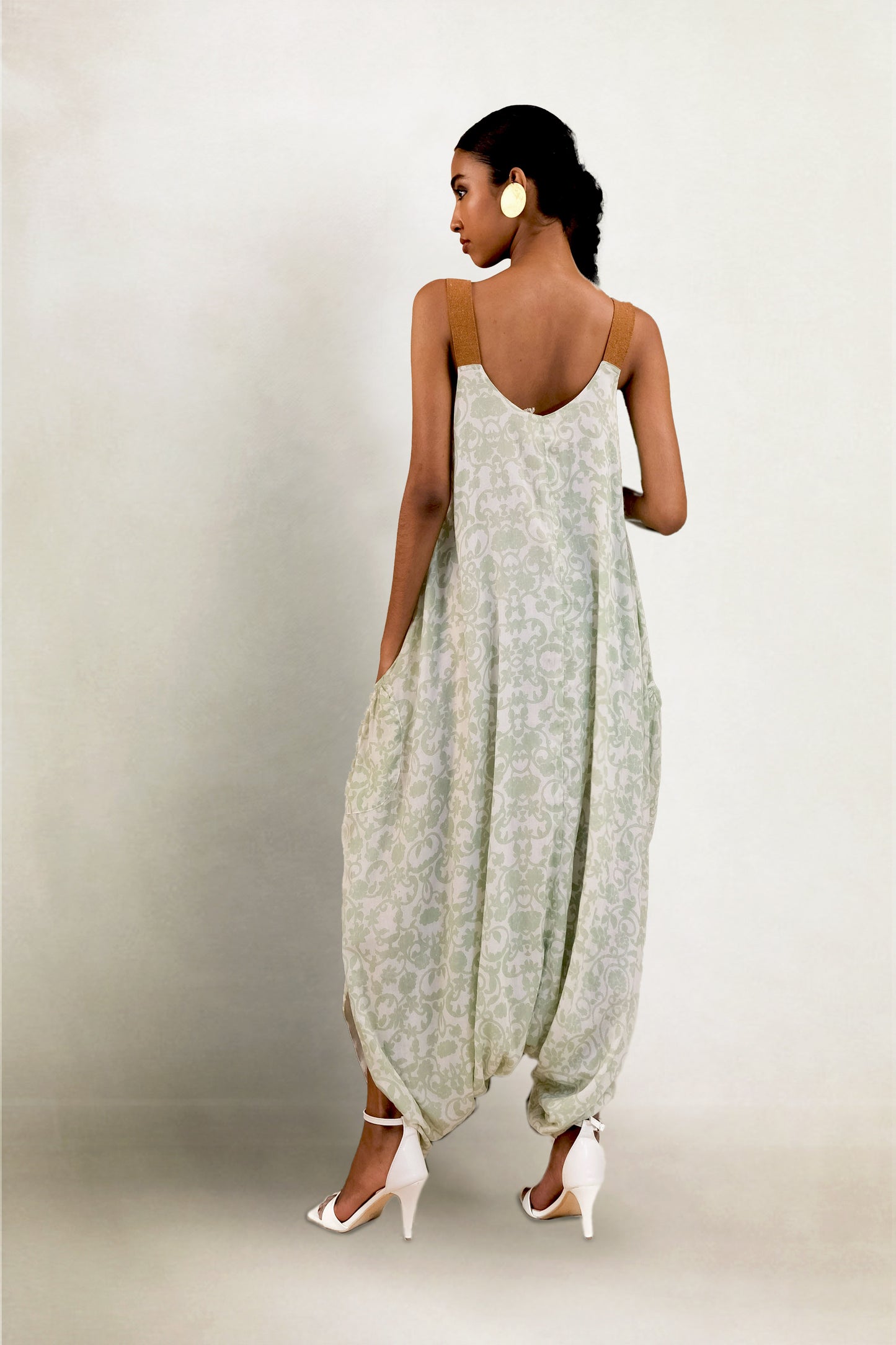 Printed Sufi Jumpsuit