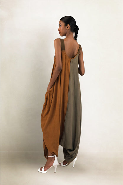 Sufi Jumpsuit - Color Blocked