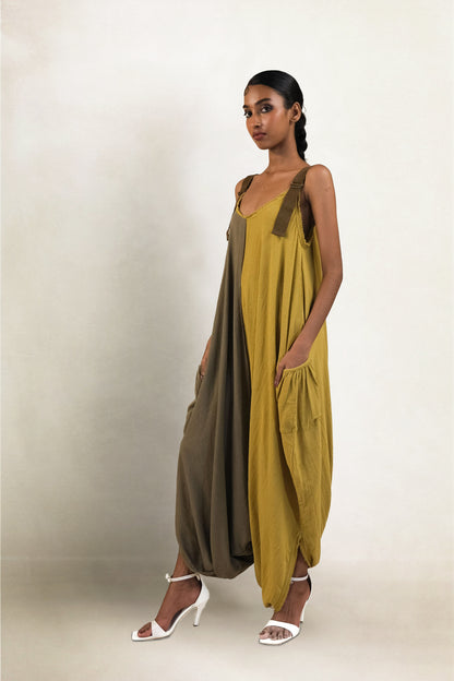 Sufi Jumpsuit - Color Blocked