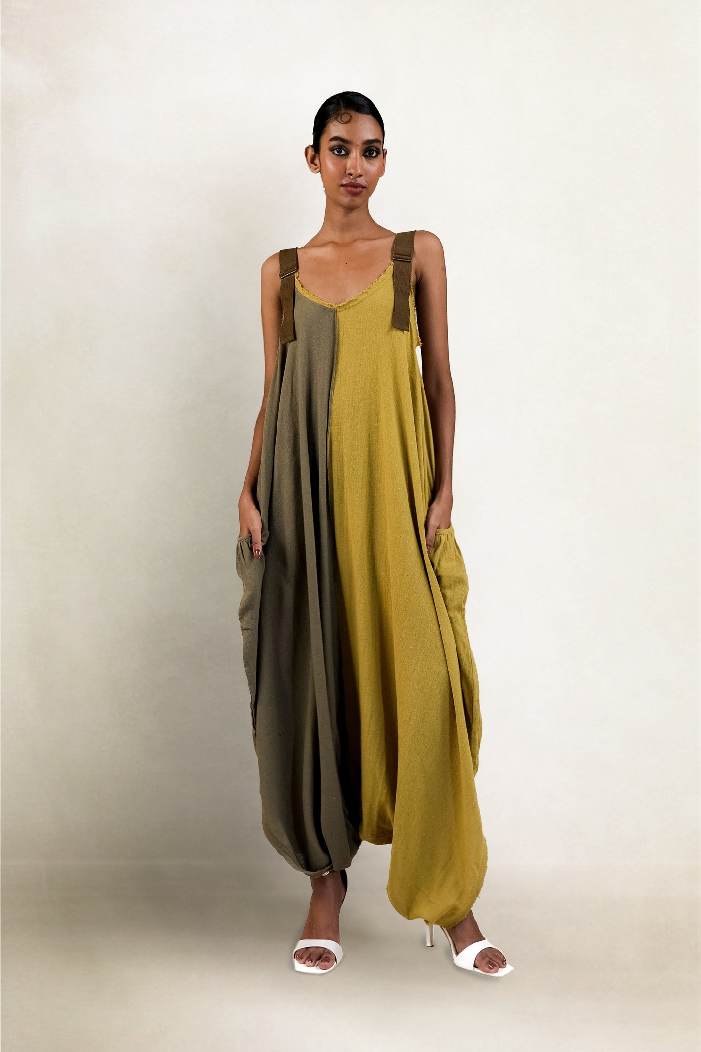 Sufi Jumpsuit - Color Blocked