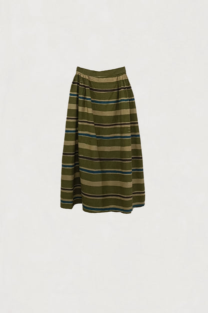 Meer Skirt - Earthy stripes