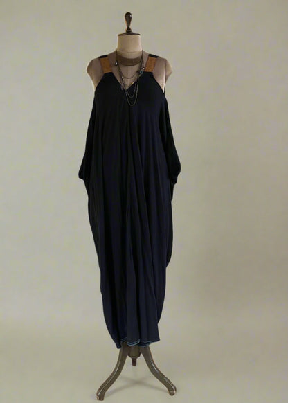 Black Cowl Dress