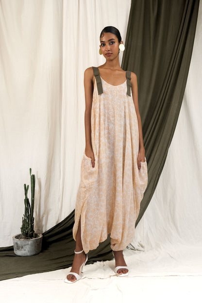 Printed Sufi Jumpsuit