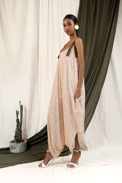 Printed Sufi Jumpsuit