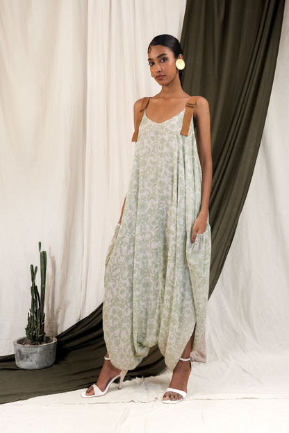 Printed Sufi Jumpsuit