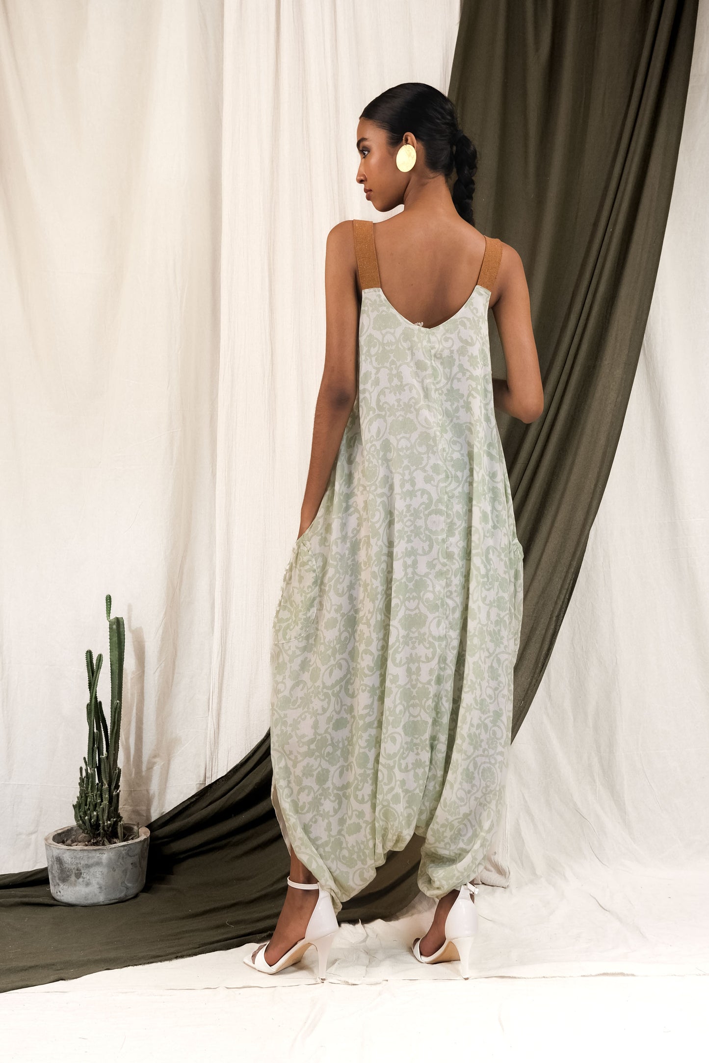 Printed Sufi Jumpsuit