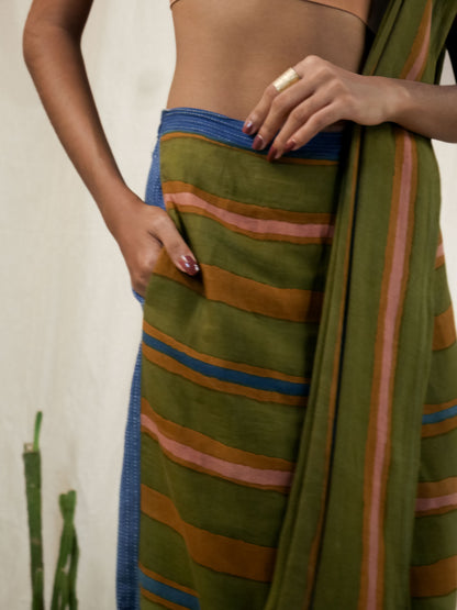 Zaitooni Saree - Ready to Wear Saree with pockets