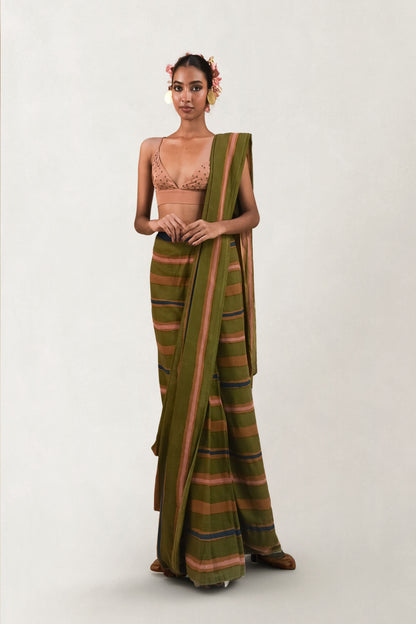 Zaitooni Saree - Ready to Wear Saree with pockets