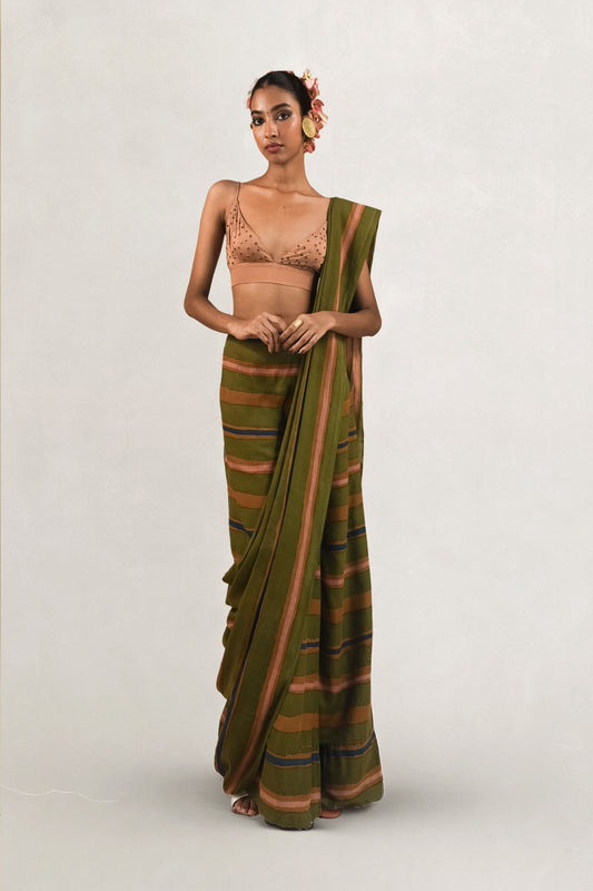 Zaitooni Saree - Ready to Wear Saree with pockets