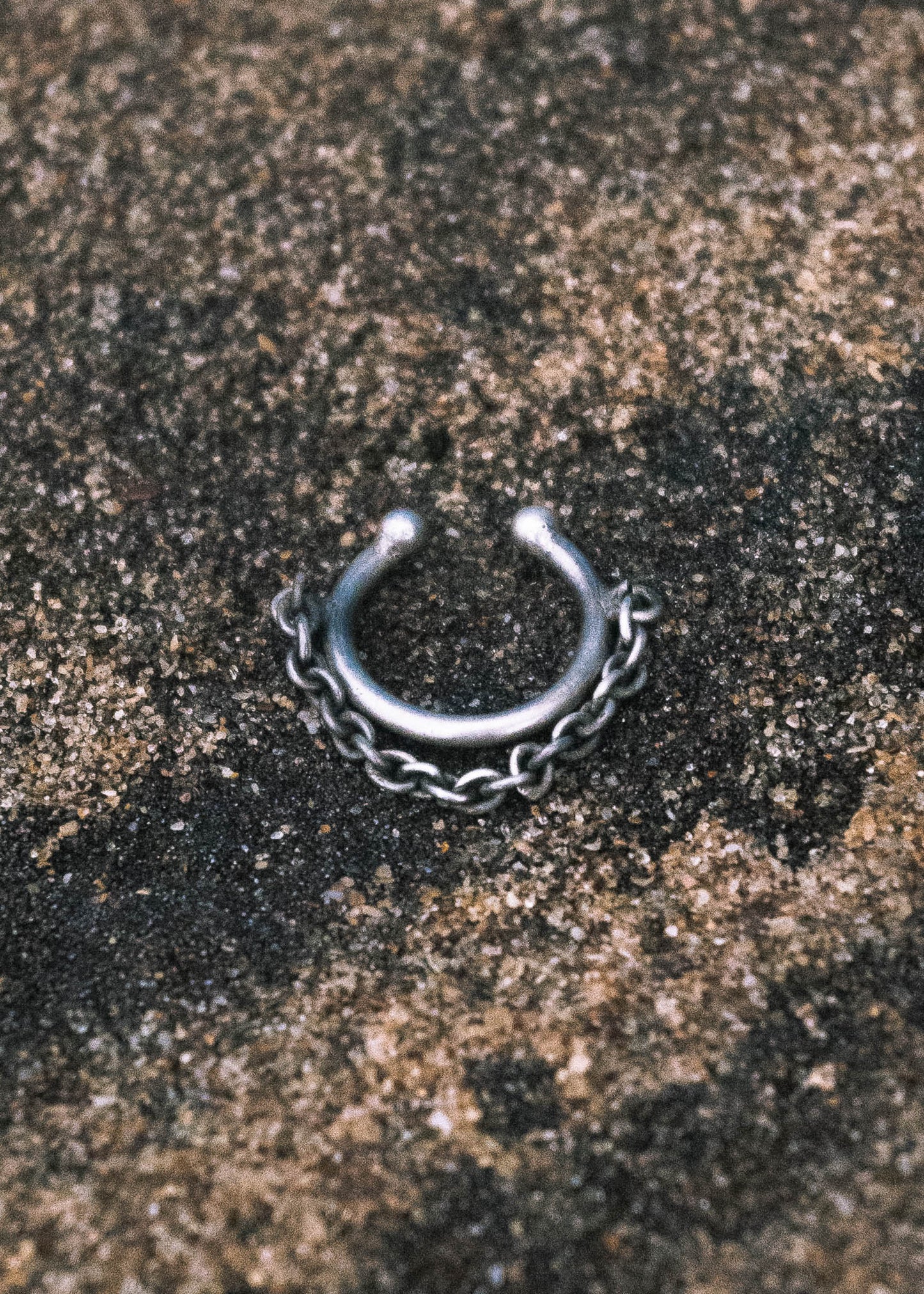 Chain septum silver