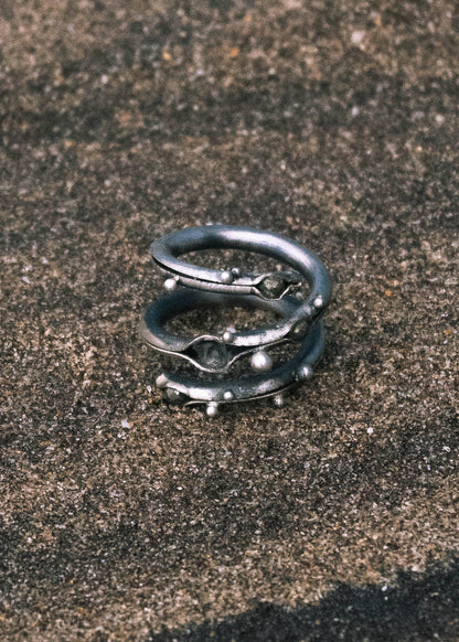 Saiba ring - silver