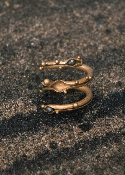 Saiba ring - gold