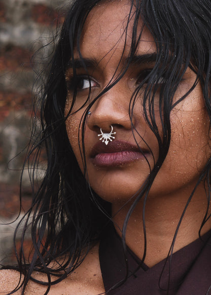 Sun septum silver